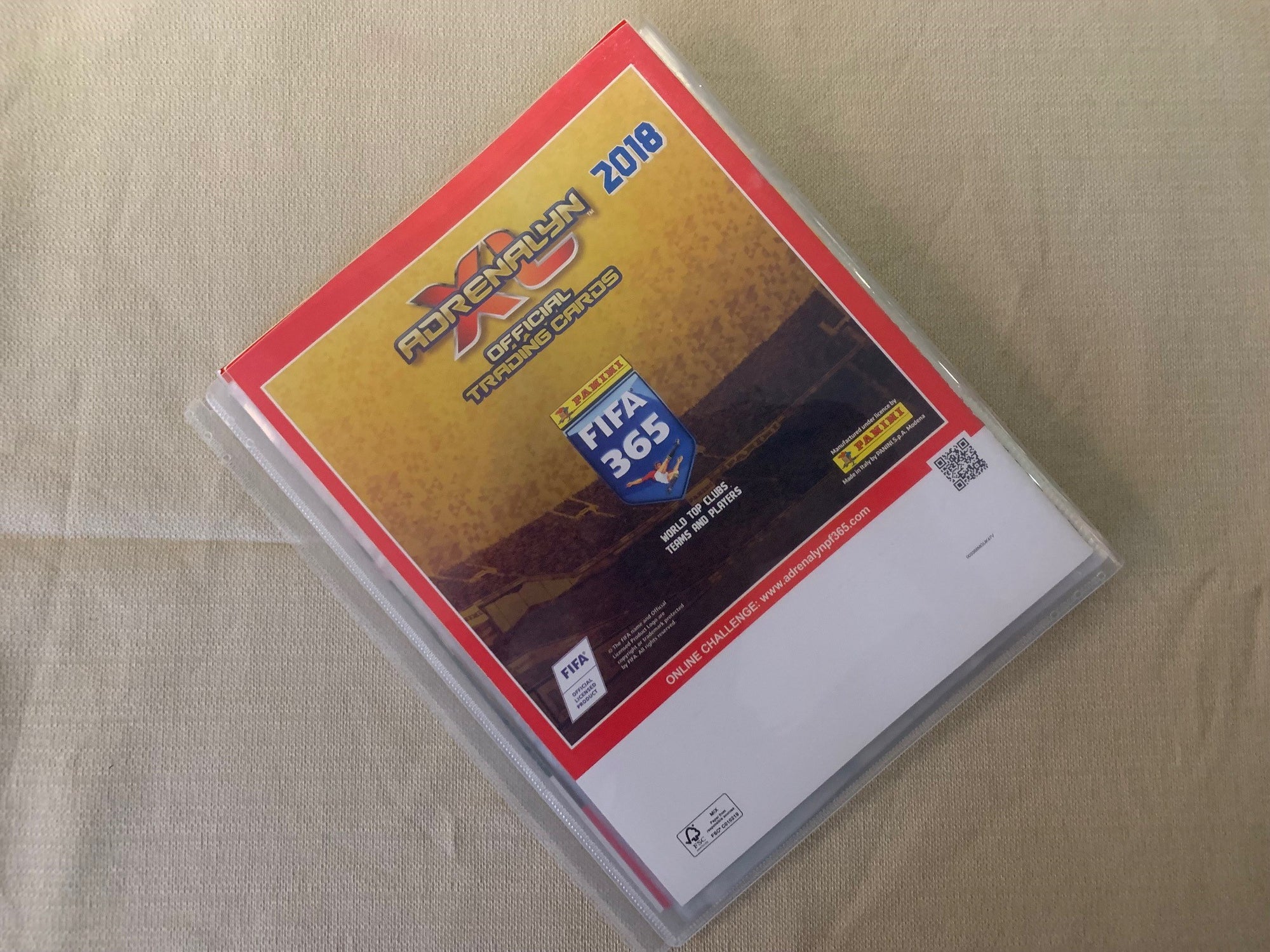 PANINI ADRENALYN XL FIFA 365 2018 - ORGINAL SAMLEPERM - MED PERSONLIG RABATTKODE