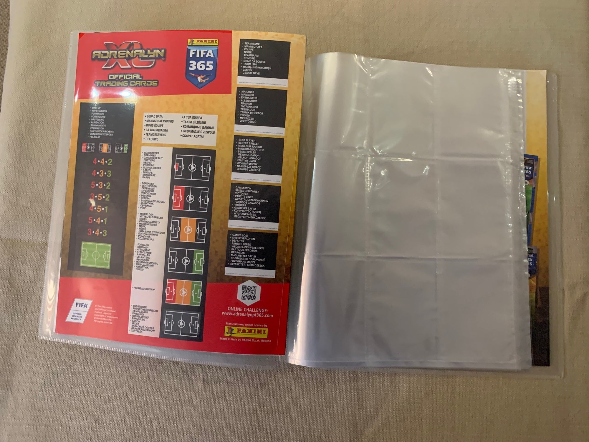 PANINI ADRENALYN XL FIFA 365 2018 - ORGINAL SAMLEPERM - MED PERSONLIG RABATTKODE