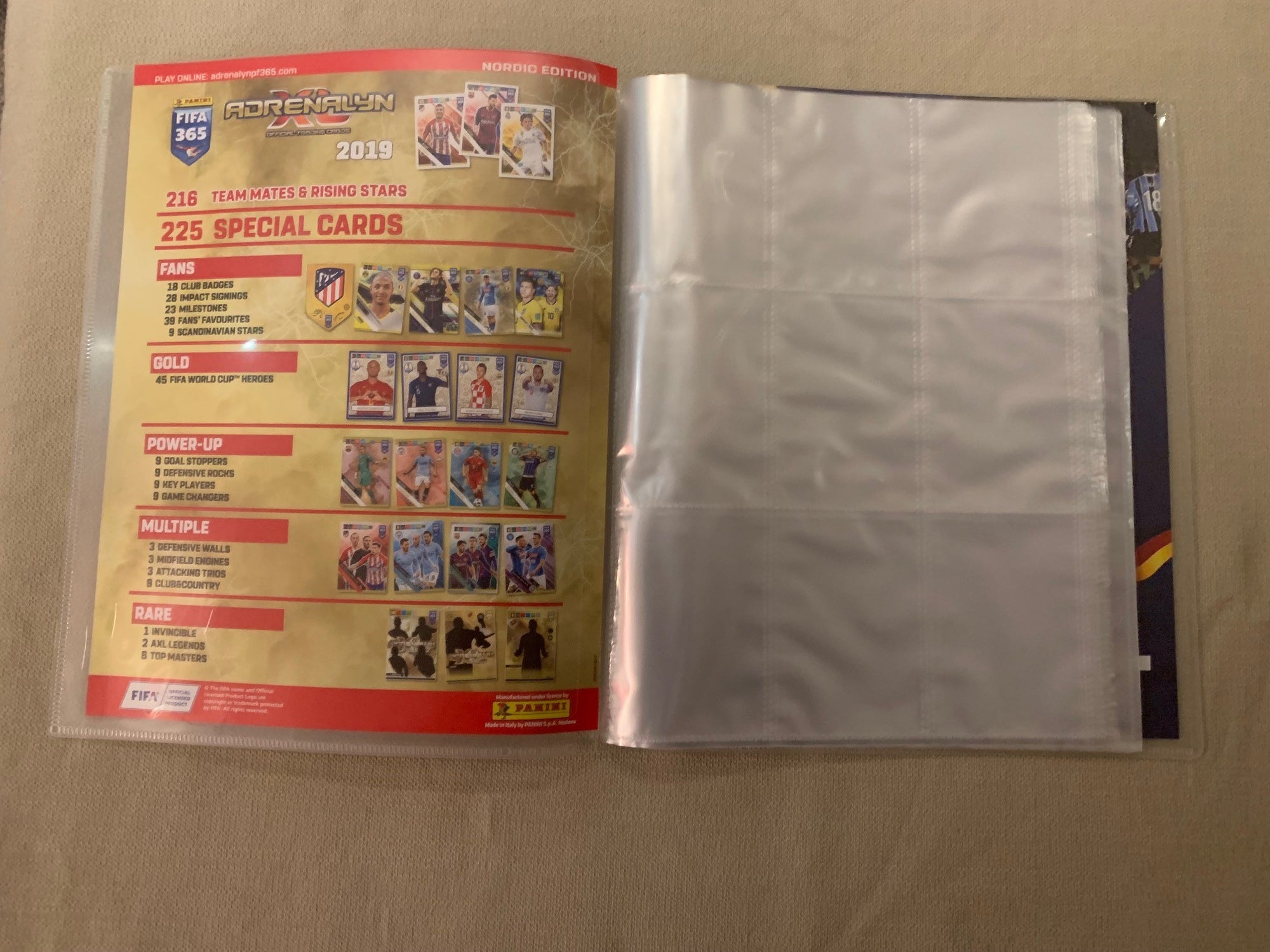 PANINI ADRENALYN XL FIFA 365 2019 - ORGINAL SAMLEPERM -  MED PERSONLIG RABATTKODE
