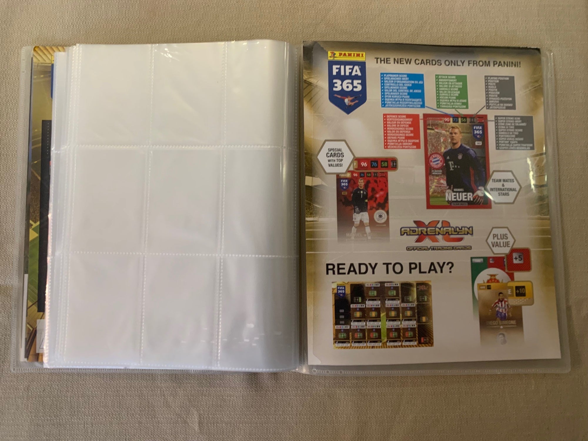 PANINI ADRENALYN XL FIFA 365 2017 - ORGINAL SAMLEPERM - MED PERSONLIG RABATTKODE