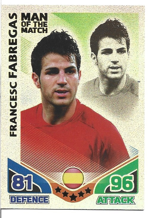 274.  Francesc Fabregas - Spain - MAN OF THE MATCH