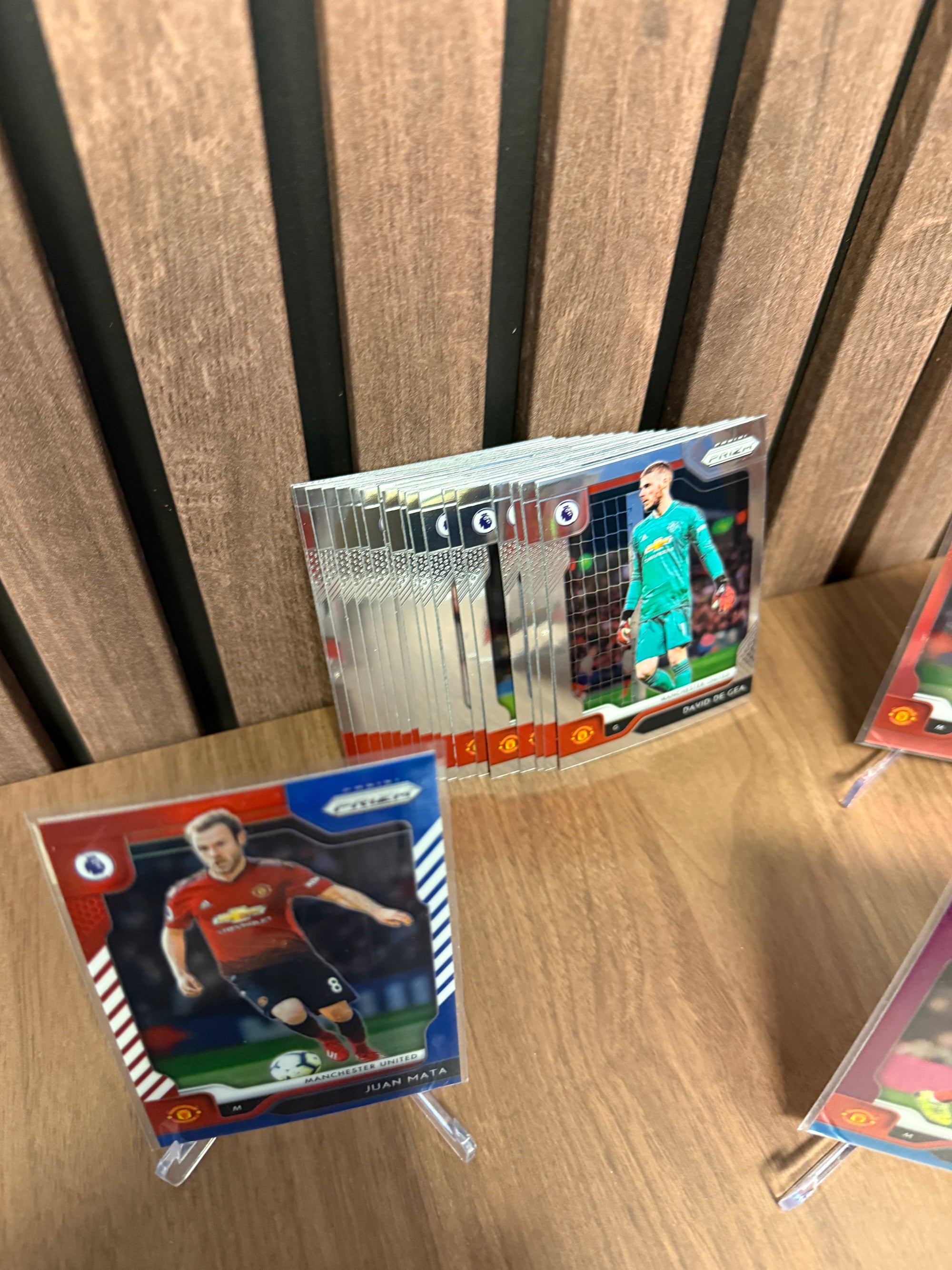MANCHESTER UNITED - LOT - PANINI PRIZM 2019/20 - PARALLELLER OG LAGSETT OG NUMMERERT