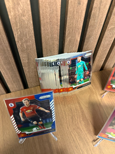 MANCHESTER UNITED - LOT - PANINI PRIZM 2019/20 - PARALLELLER OG LAGSETT OG NUMMERERT