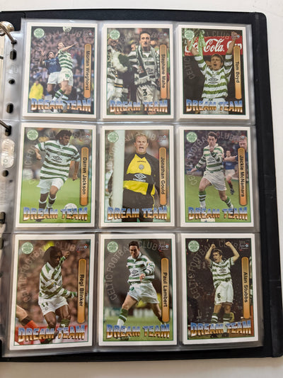 000. CELTIC - FUTERA FANS SELECTION 1999 - KOMPLETT SETT + 18 CUTTING EDGE EMBOSED