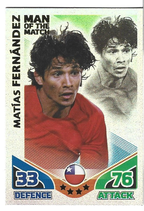 255.  Matias Fernandez - CHILE - MAN OF THE MATCH