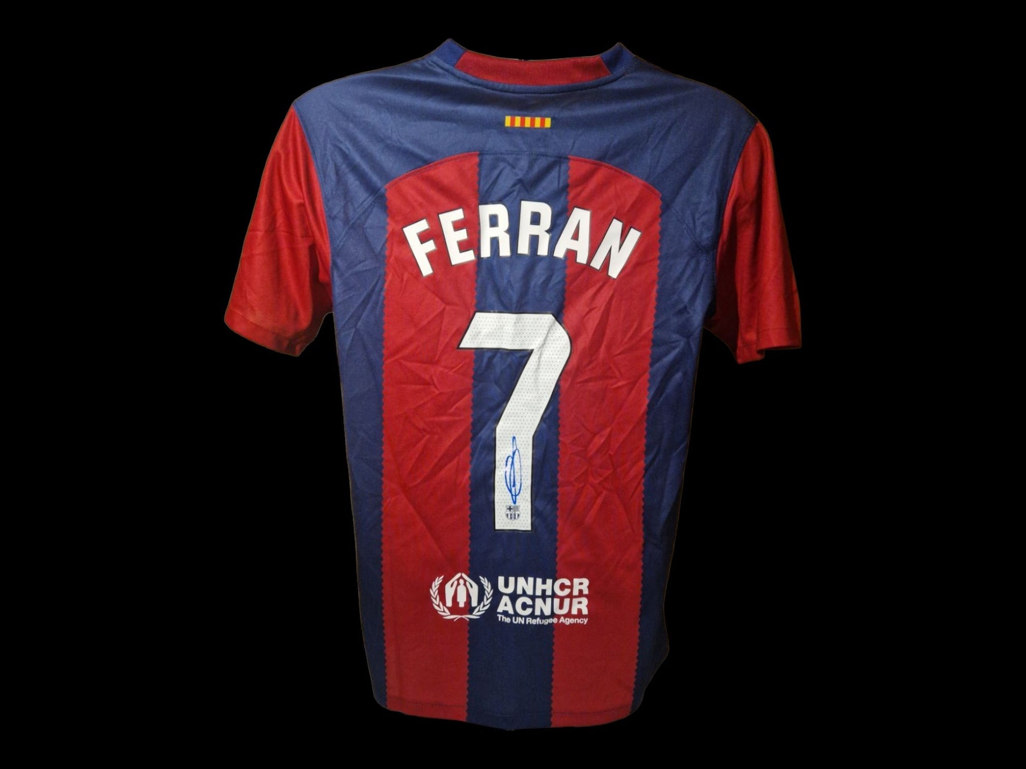 FERRAN TORRES - SIGNERT DRAKT MED EKTEHETSBEVIS/COA