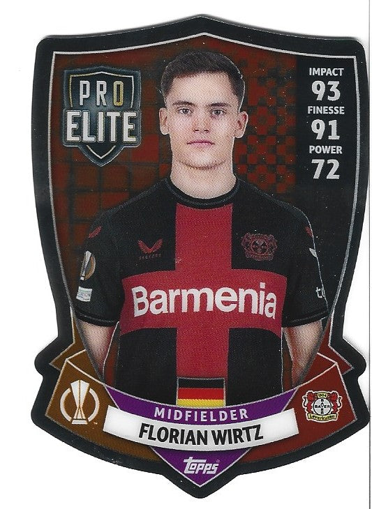 SH16 - FLORIAN WIRTZ - BAYERN LEVERKUSEN -  PRO ELITE CHROME SHIELD - #99