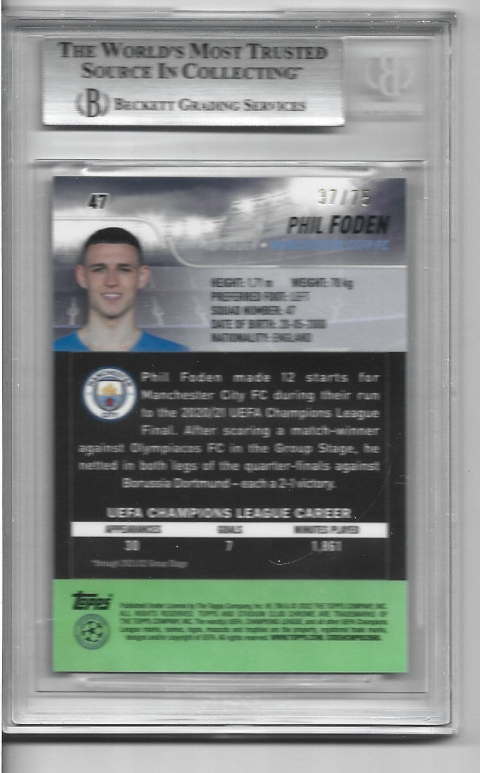 MANCHESTER CITY - 47. PHIL FODEN - MANCHESTER CITY - GRADERT KORT #75