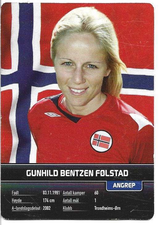 A-LANDSLAGET - DAMER - GUNHILD BENTZEN FØLSTAD