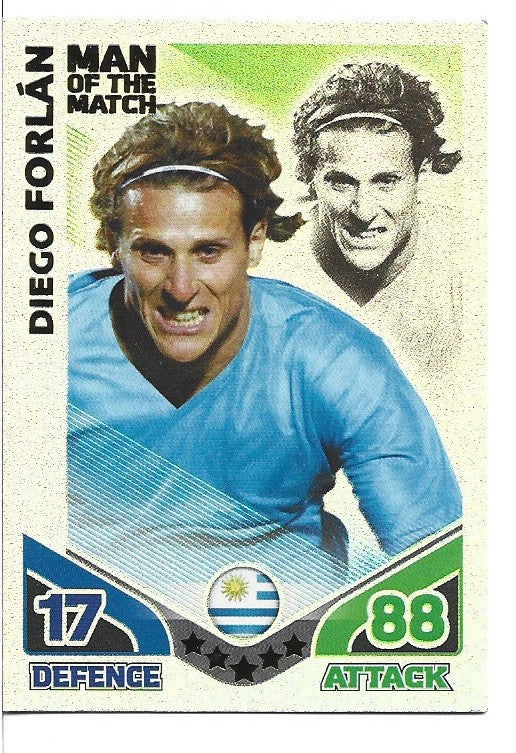 276.  Diego Forlan - Uruguay - MAN OF THE MATCH