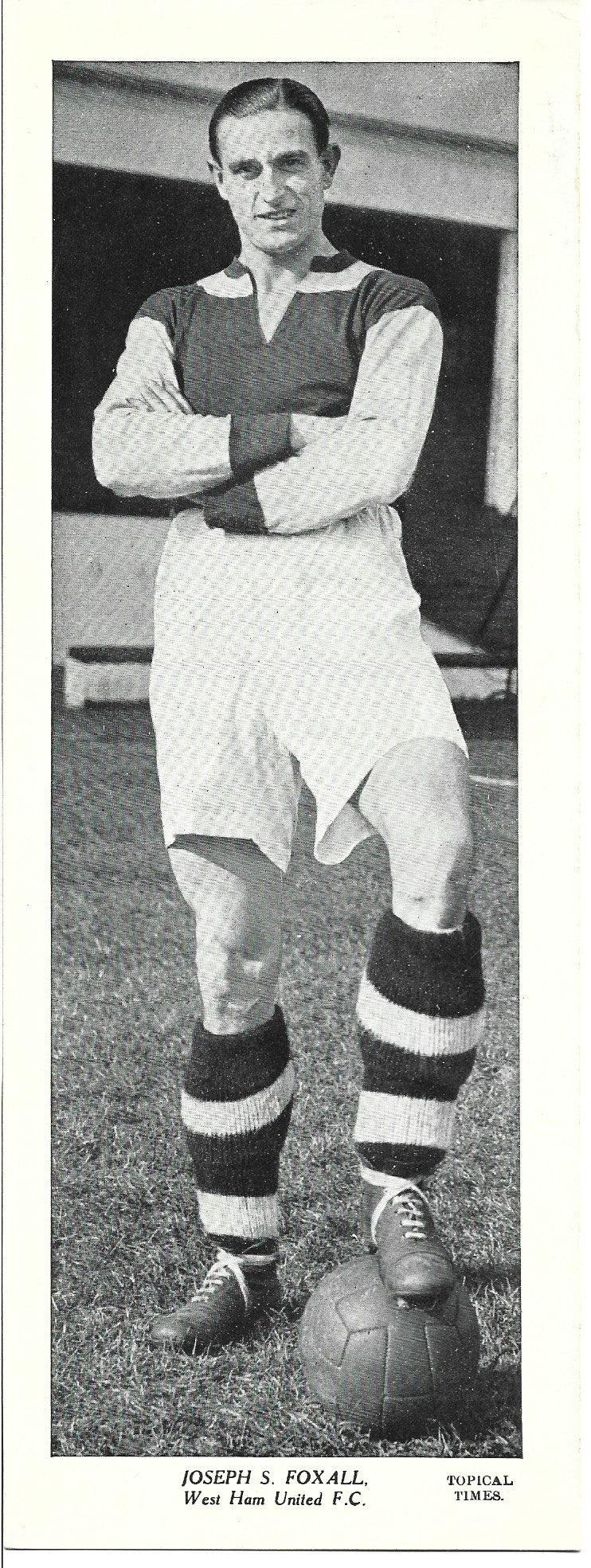 JOSEPH S. FOXALL- WEST HAM UNITED