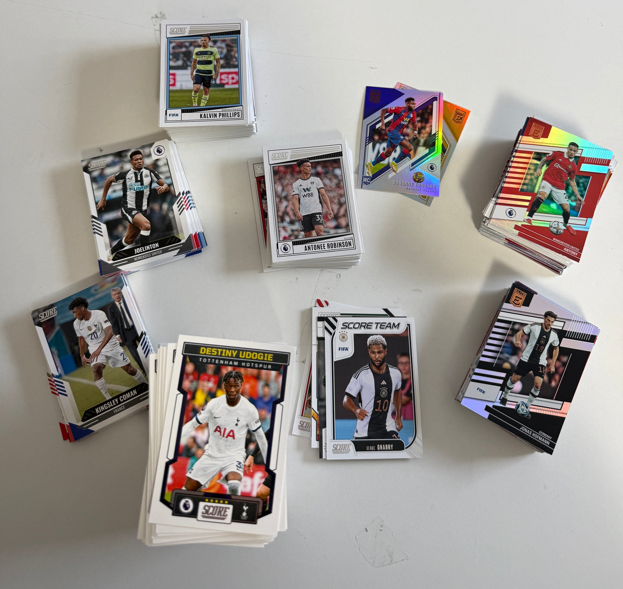 PANINI DONRUSS ELITE X PANINI FIFA SCORE LOT