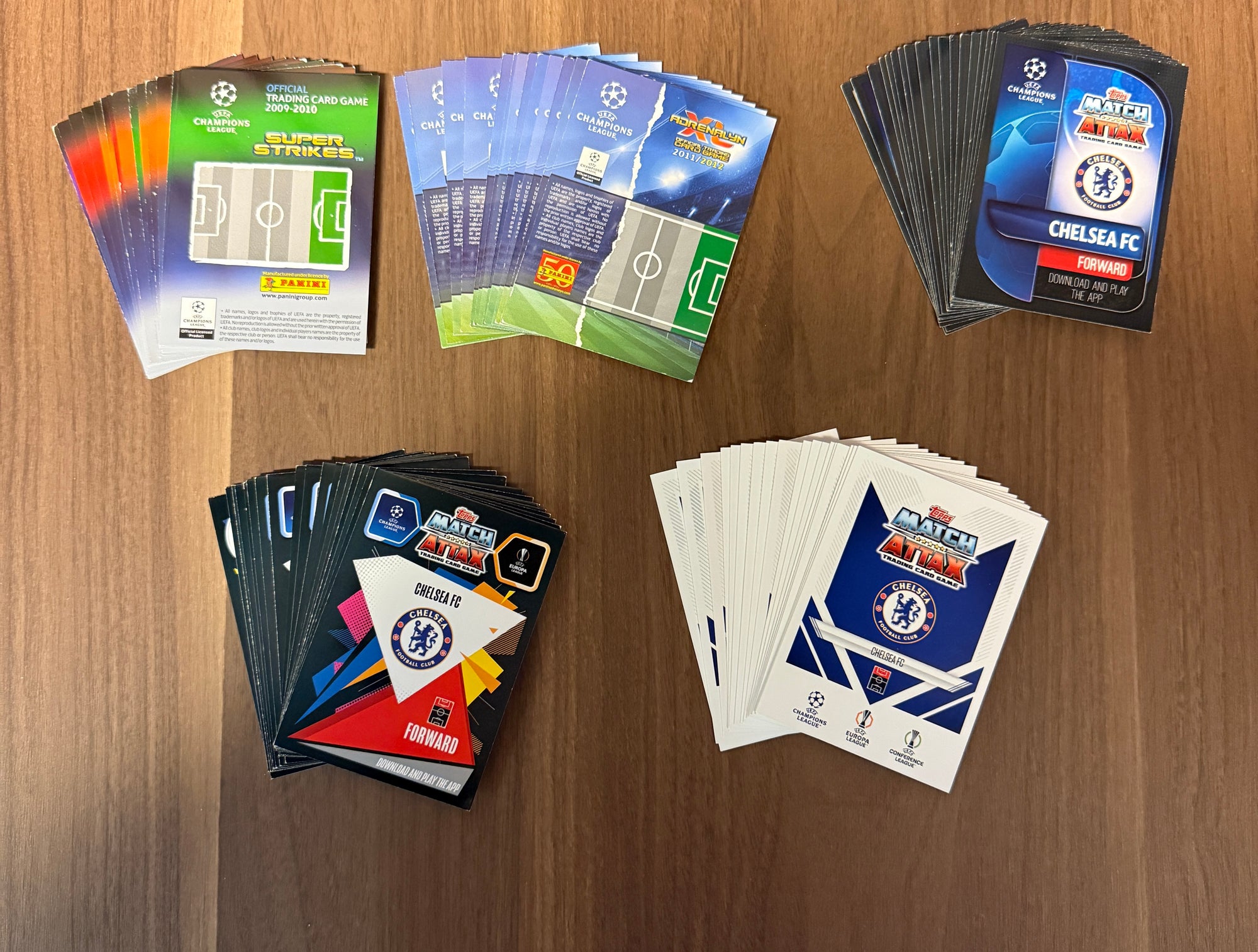 CHELSEA - LOT - CHAMPIONS LEAGUE - 5 ÅRGANGER