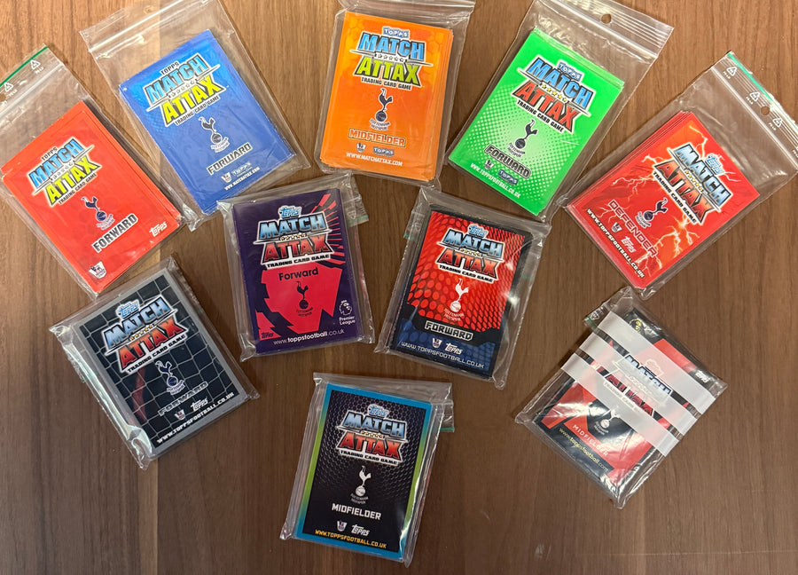 TOTTENHAM HOTSPUR - "SUPERLOT" - TOPPS MATCH ATTAX - 10 ÅRGANGER