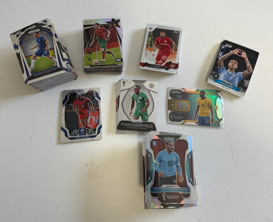 PANINI PRIZM & TOPPS CHROME - BLANDET LOT