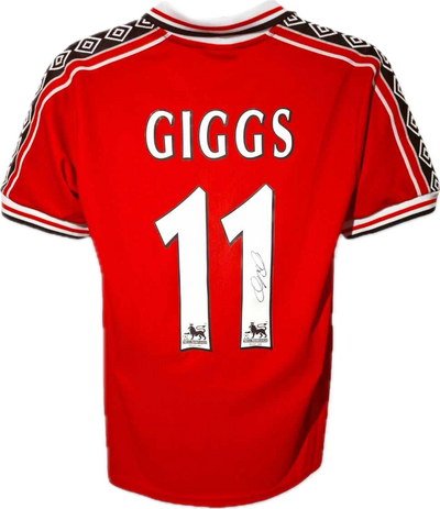 RYAN GIGGS - SIGNERT DRAKT MED EKTEHETSBEVIS/COA