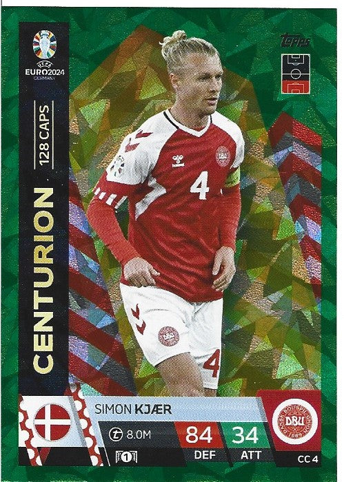 CC.004 - SIMON KJÆR - DENMARK - CENTURION - GREEN EMERALD HOLOGRAPH