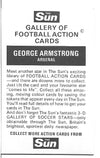 GEORGE ARMSTRONG - ARSENAL - THE SUN 3D-CARD