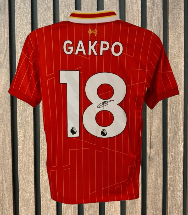 CODY GAKPO - SIGNERT DRAKT MED EKHEHETSBEVIS/COA