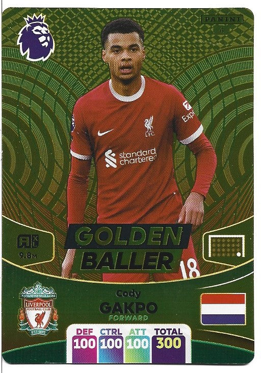 004.  Cody Gakpo  - Liverpool - GOLDEN BALLER