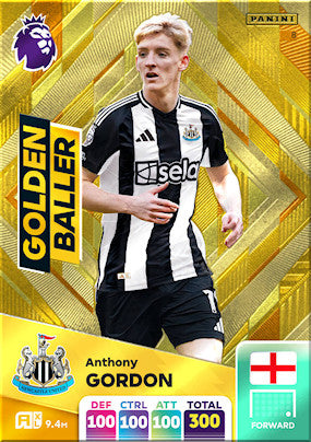 008. ANTHONY GORDON - NEWCASTLE UNITED - GOLDEN BALLER