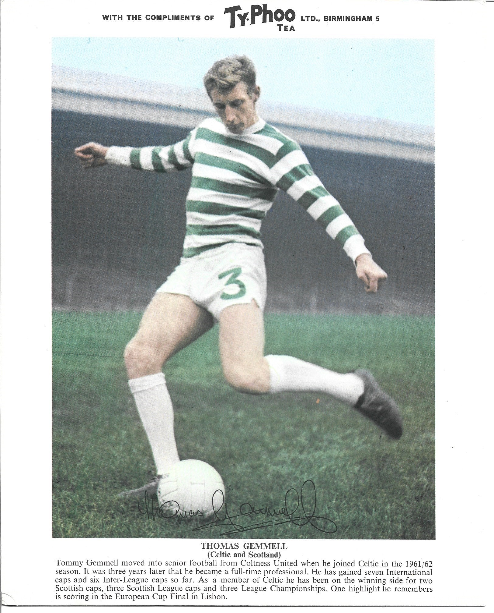 THOMAS GEMMELL - CELTIC