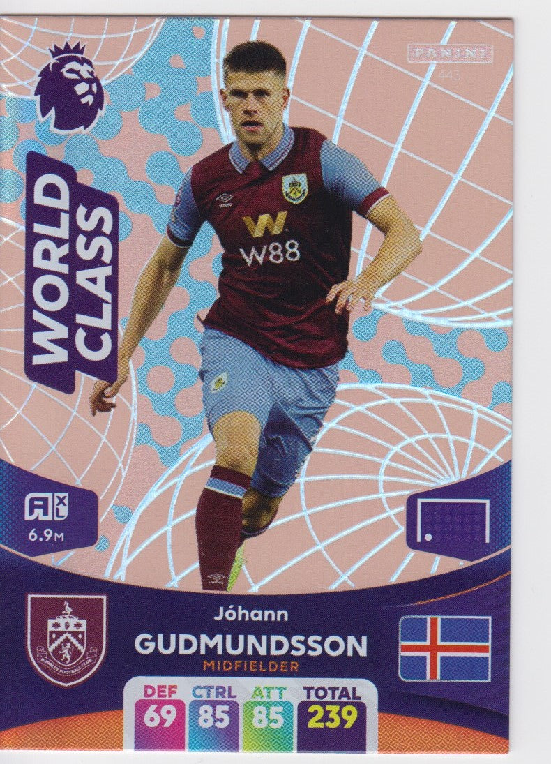443.  Jóhann Berg Guðmundsson - Burnley - WORLD CLASS
