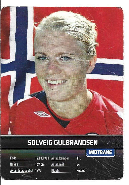 A-LANDSLAGET - DAMER - SOLVEIG GULBRANDSEN