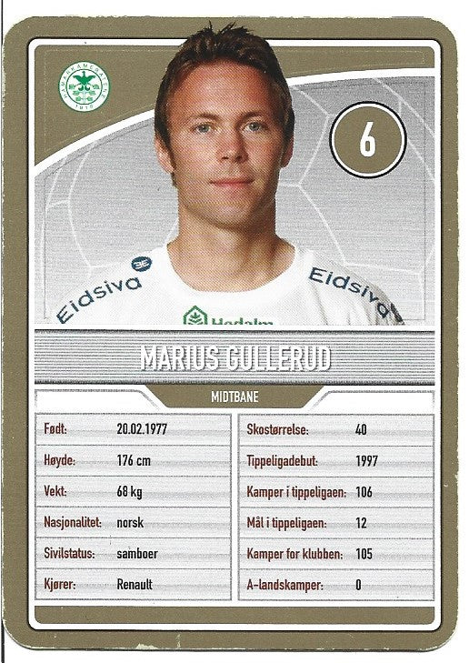 HAM-KAM - MARIUS GULLERUD - GULLKORT