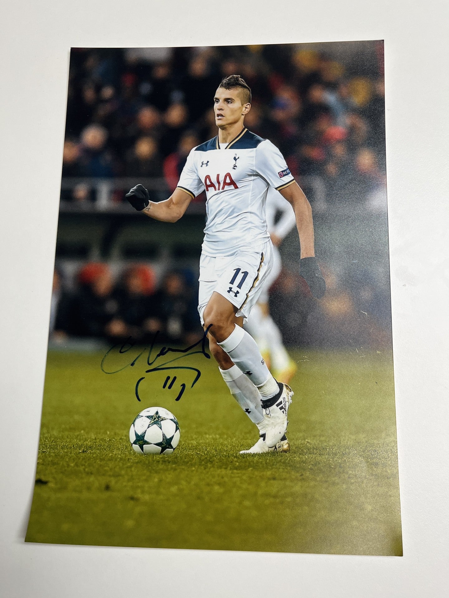 TOTTENHAM HOTSPURS FC - ERIC LAMELA - BILDE UTEN EKTEHETSBEVIS/COA