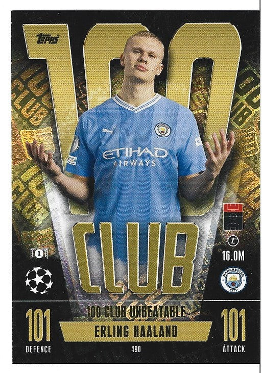 490 . ERLING HAALAND - MANCHESTER CITY - 100 CLUB