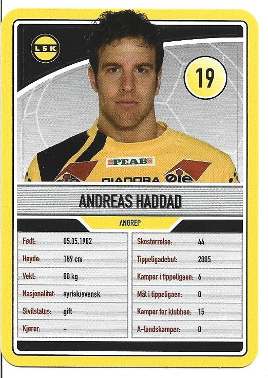 LILLESTRØM SK - ANDREAS HADDAD