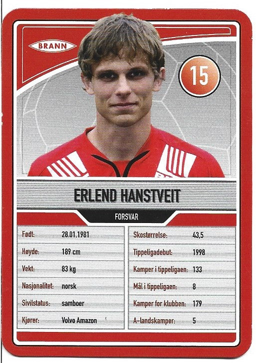 BRANN - ERLEND HANSTVEIT