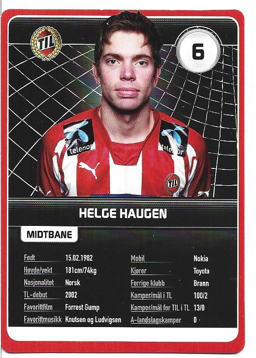 TROMSØ IL - HELGE HAUGEN