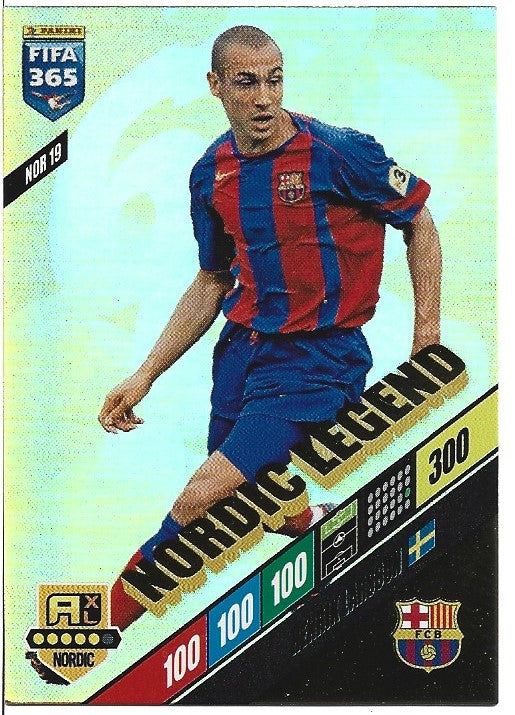 NOR 19 - HENRIK LARSSON - FC BARCELONA - NORDIC LEGEND