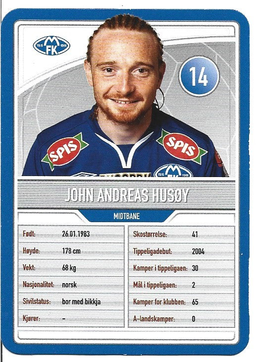 MOLDE FK - JOHN ANDREAS HUSØY