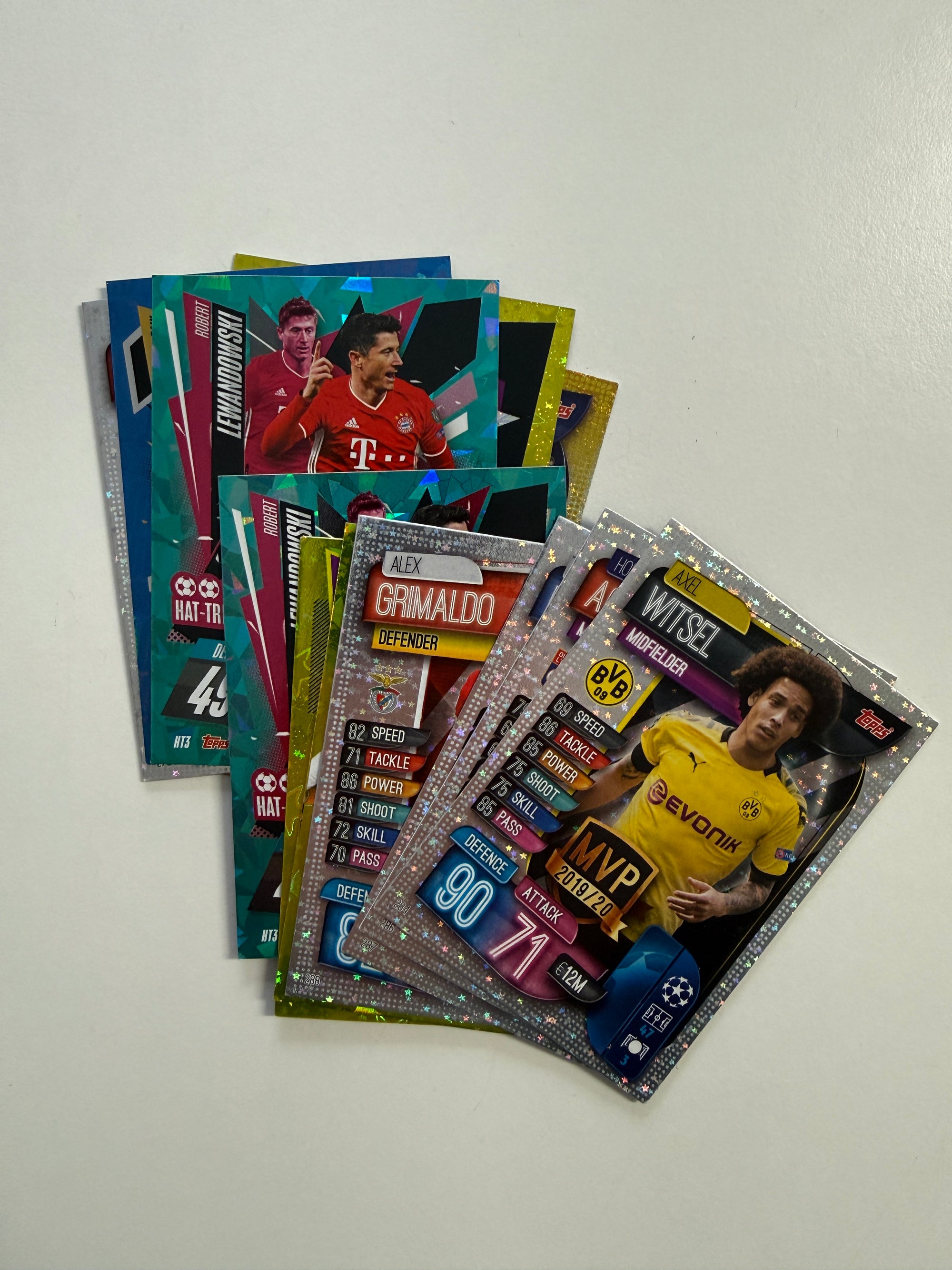 MATCH ATTAX LOT - 204 KORT - 7 SERIER