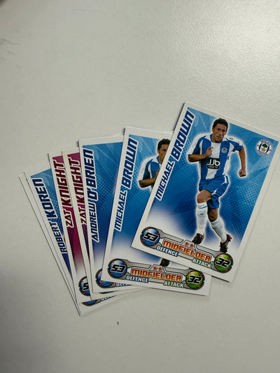 MATCH ATTAX LOT - 204 KORT - 7 SERIER