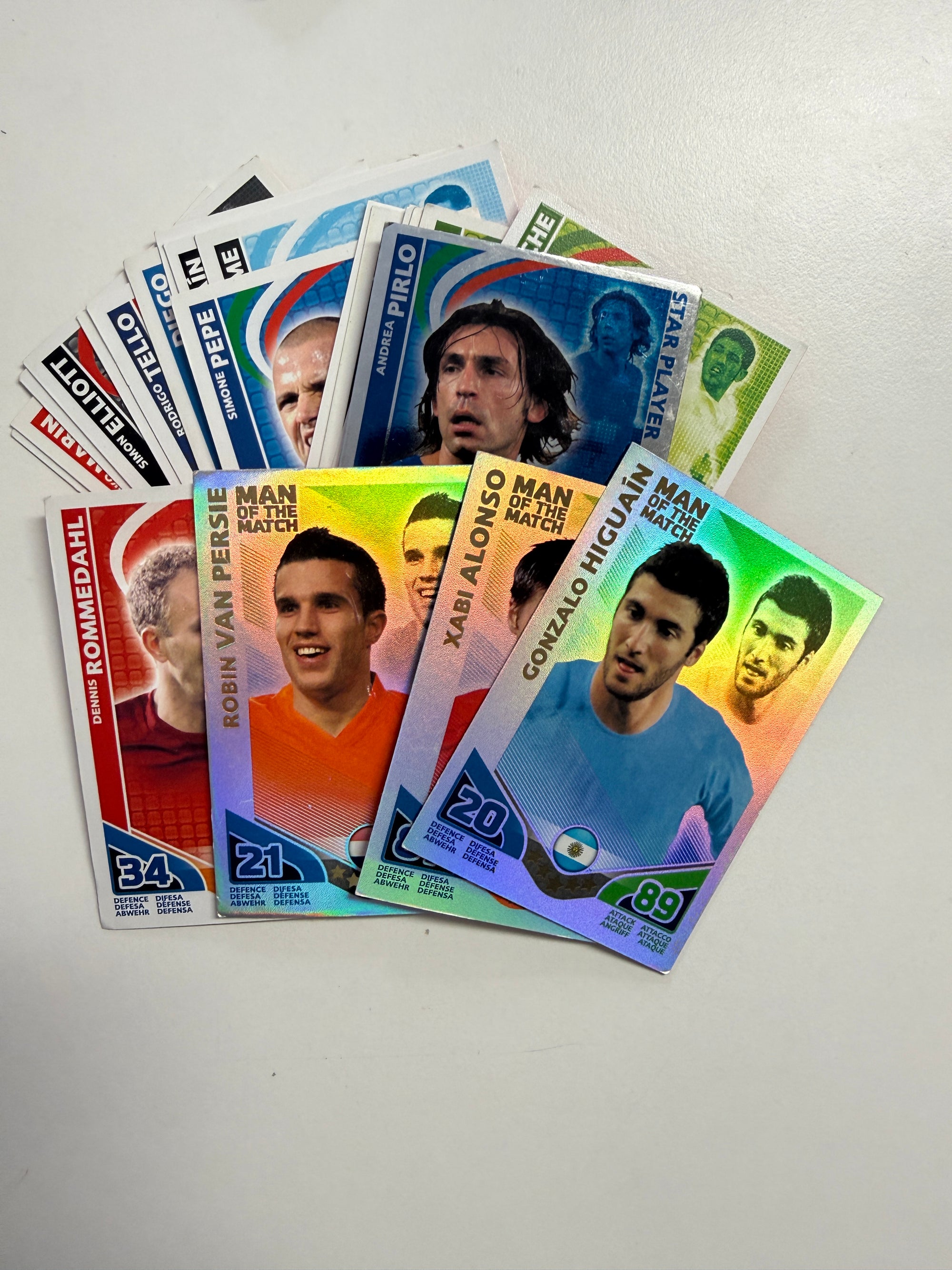 MATCH ATTAX LOT - 204 KORT - 7 SERIER