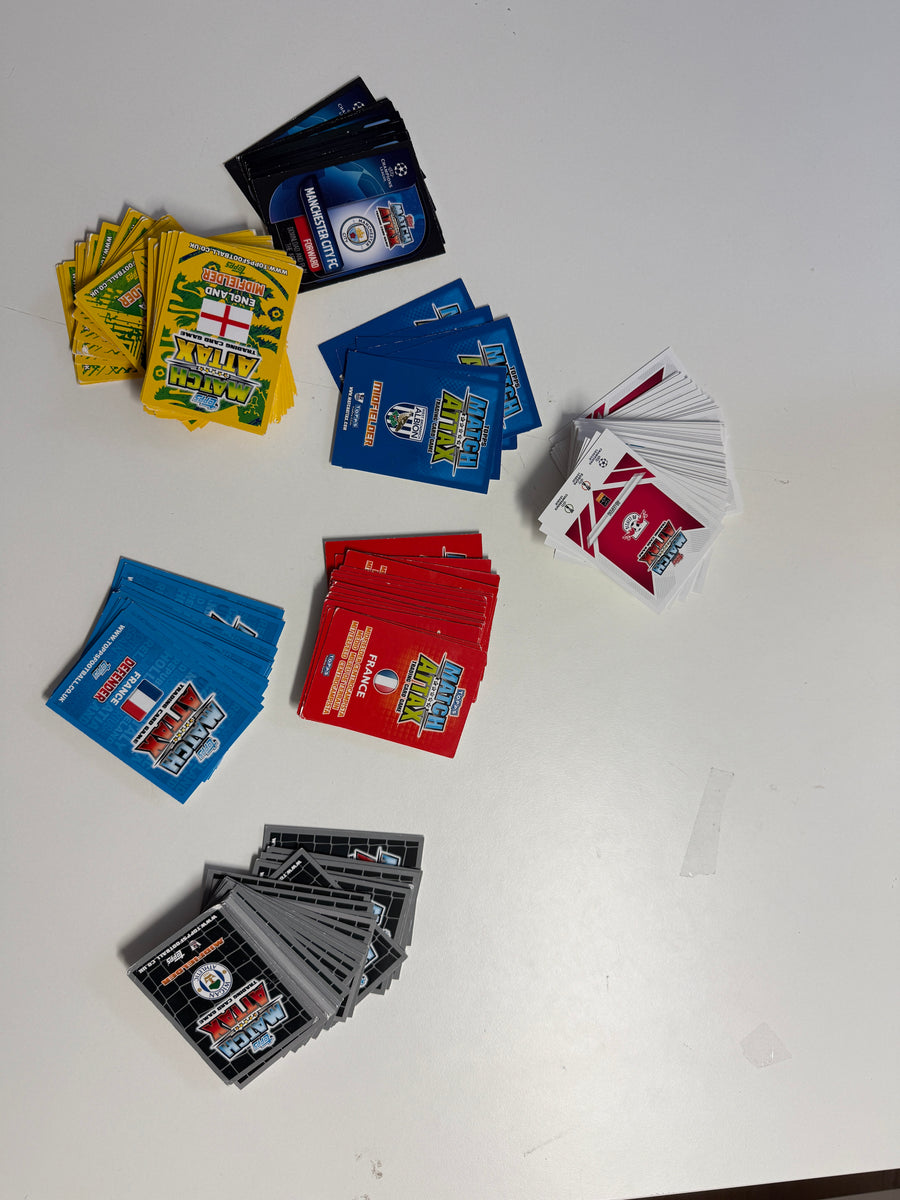 MATCH ATTAX LOT - 204 KORT - 7 SERIER