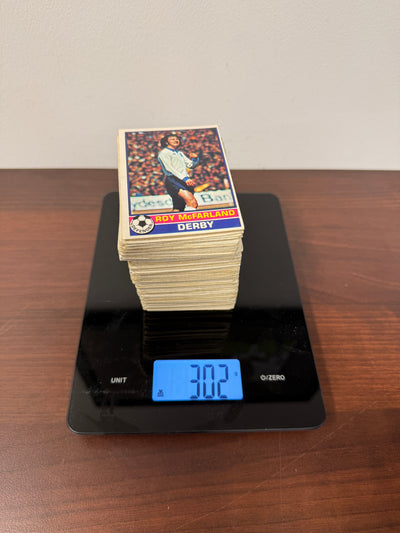 000. TOPPS 1977/78 RED BACKS - LOT - 302G