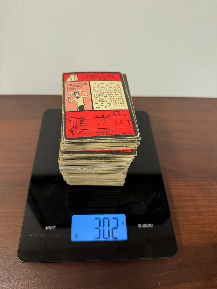 000. TOPPS 1977/78 RED BACKS - LOT - 302G