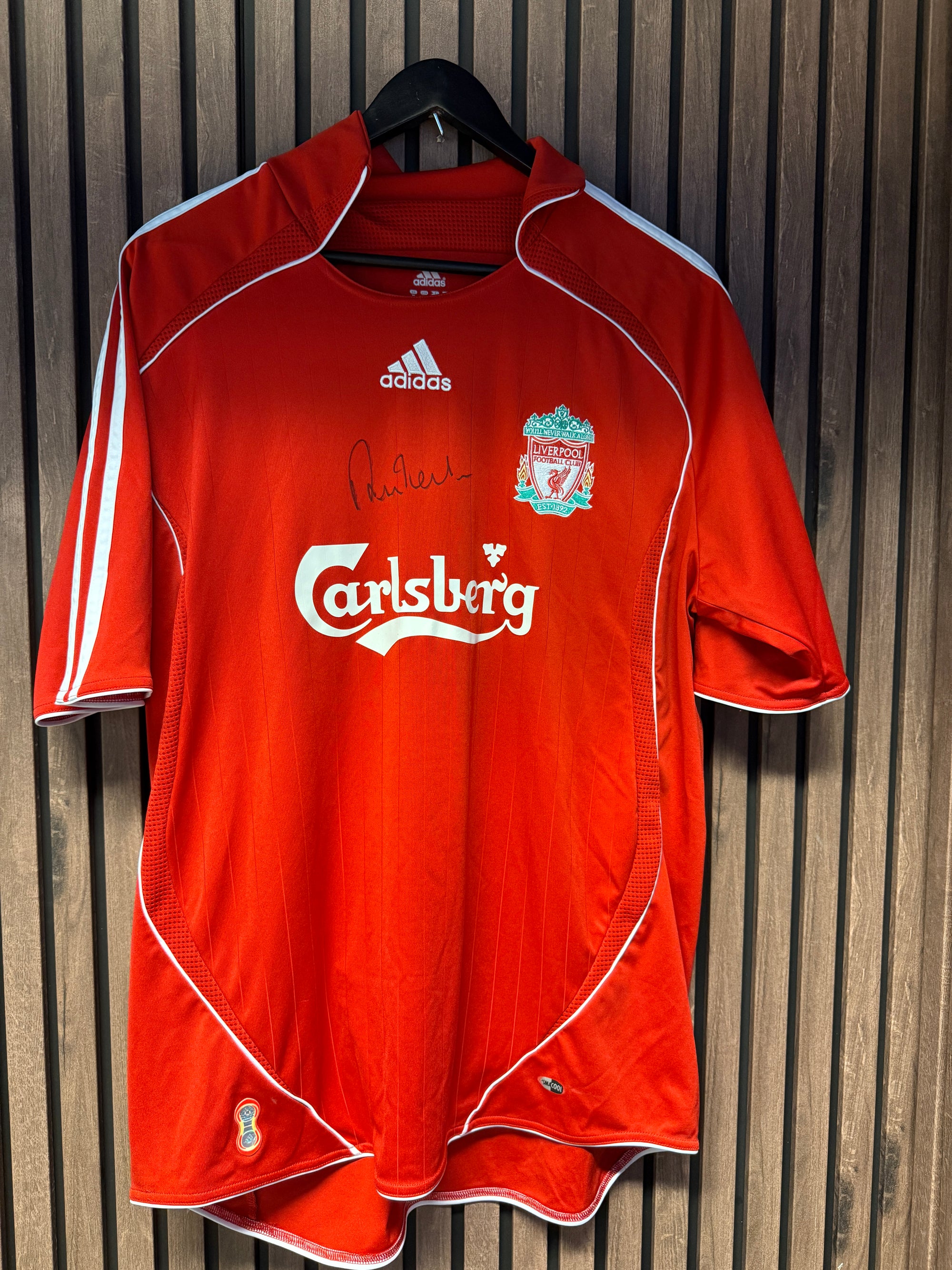 ROBBIE FOWLER - SIGNERT DRAKT MED EKTEHETSBEVIS/COA