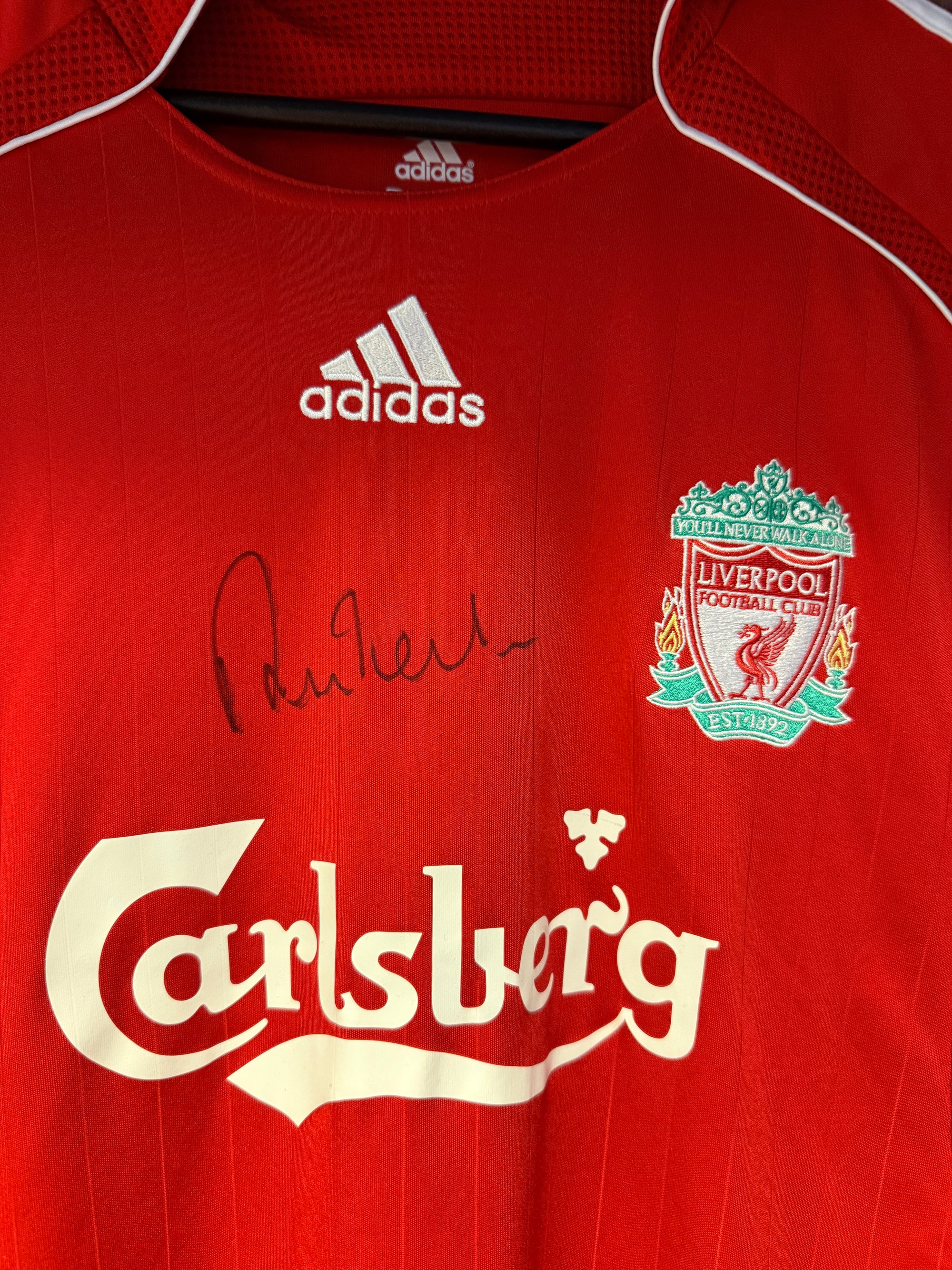 ROBBIE FOWLER - SIGNERT DRAKT MED EKTEHETSBEVIS/COA