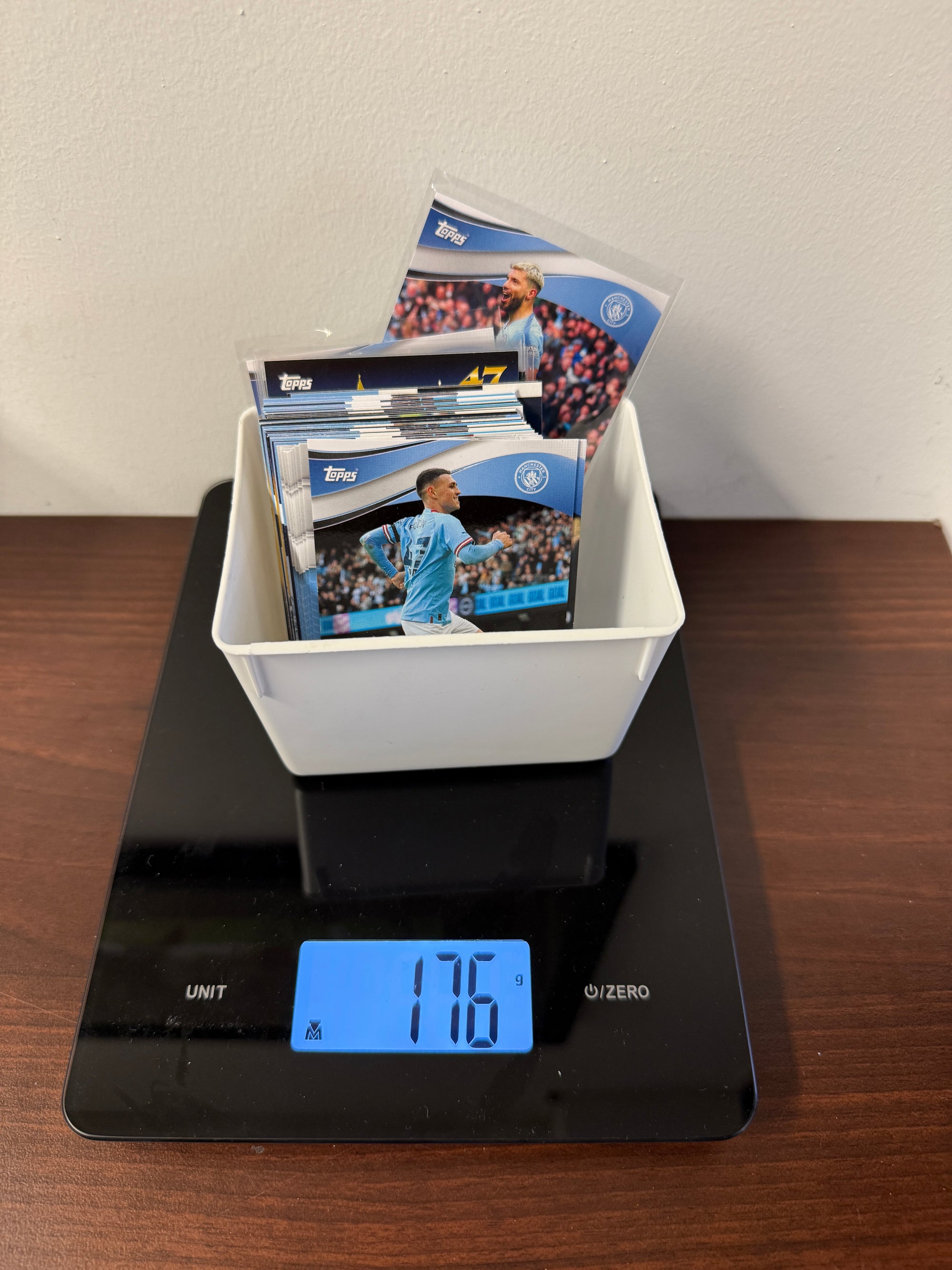 000. TOPPS MANCHESTER CITY FAN SET - ULIKE ÅRGANGER - LOT