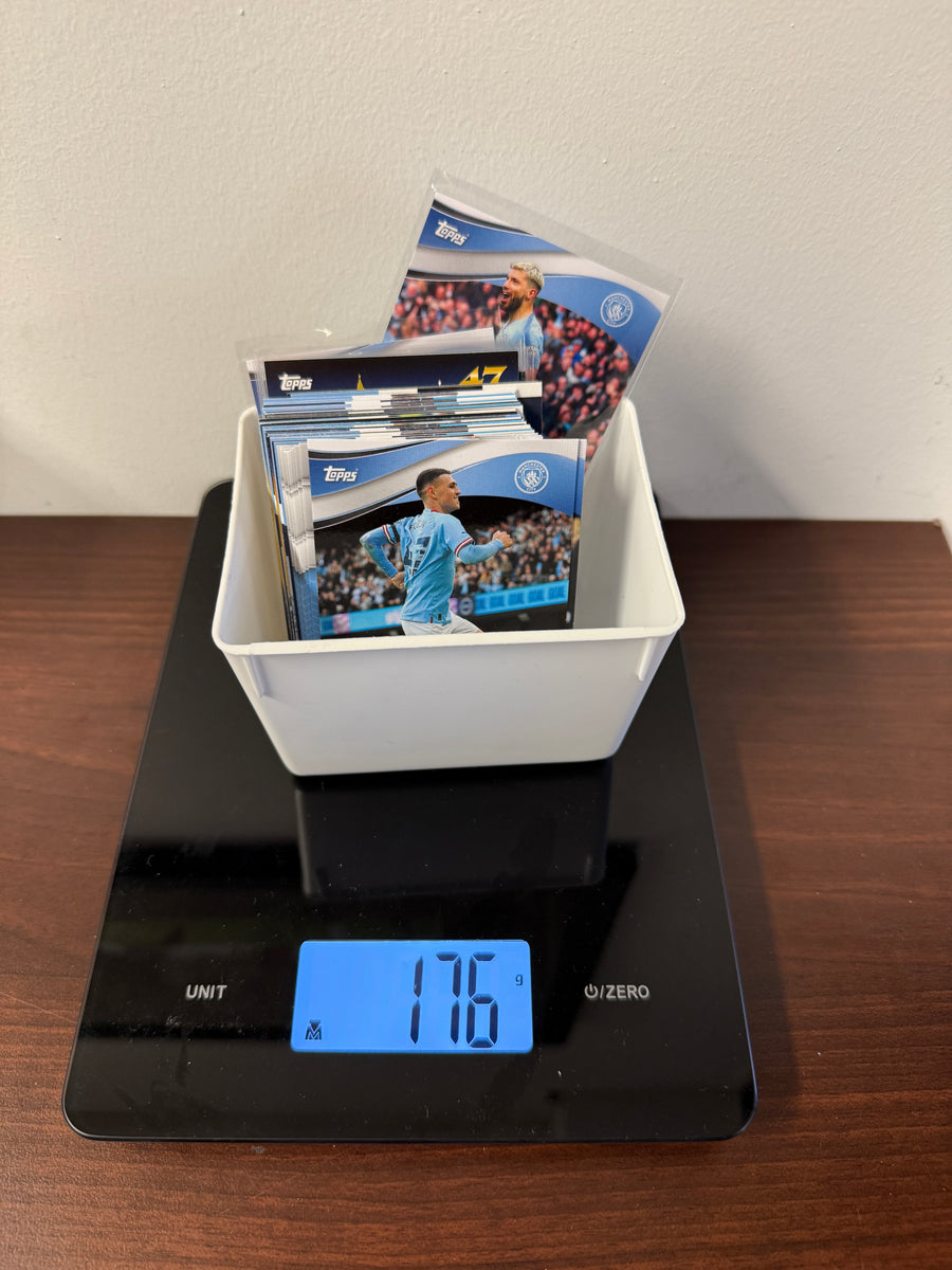 000. TOPPS MANCHESTER CITY FAN SET - ULIKE ÅRGANGER - LOT