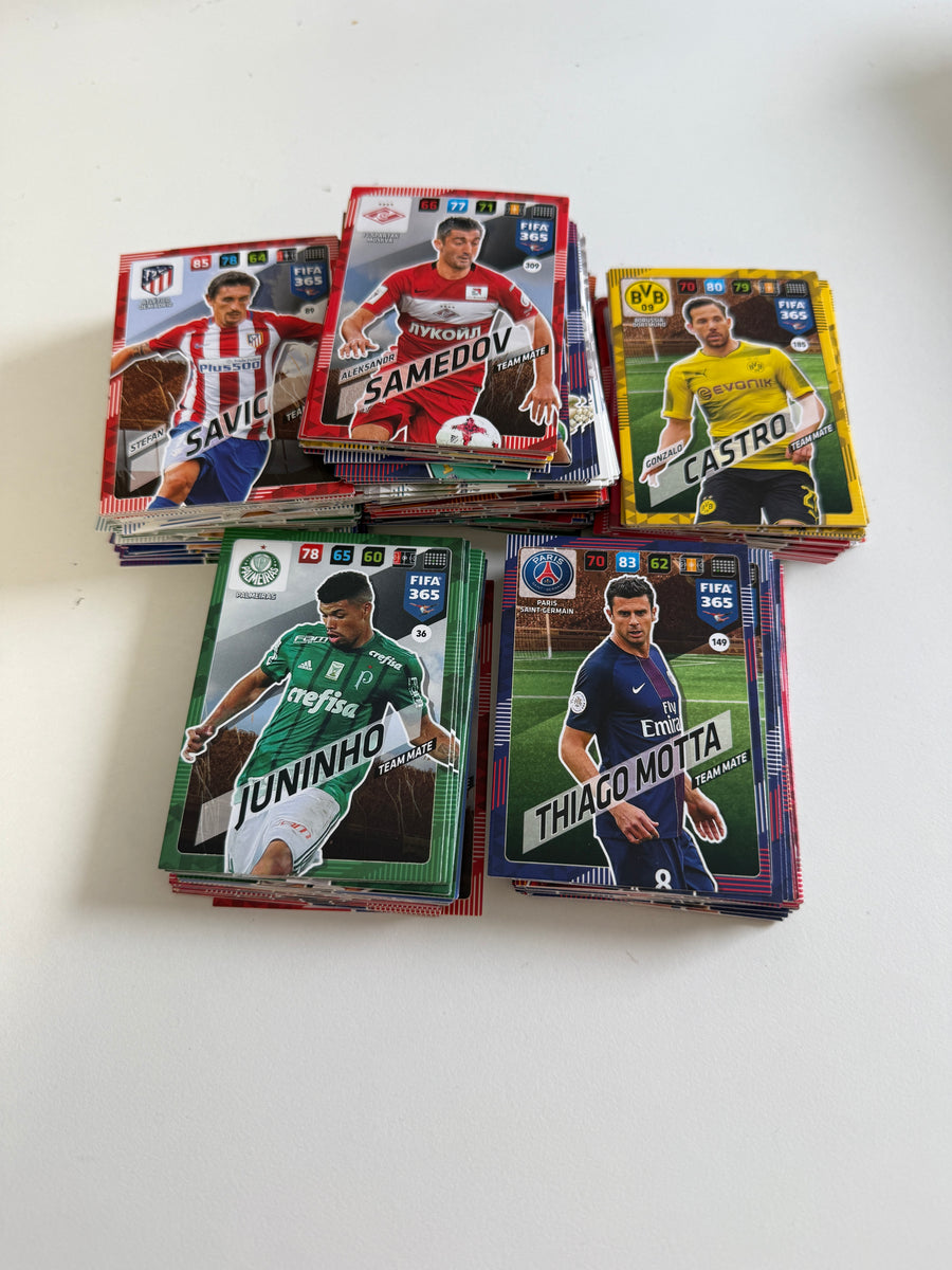 000. PANINI ADRENALYN XL FIFA 365 2018 LOT