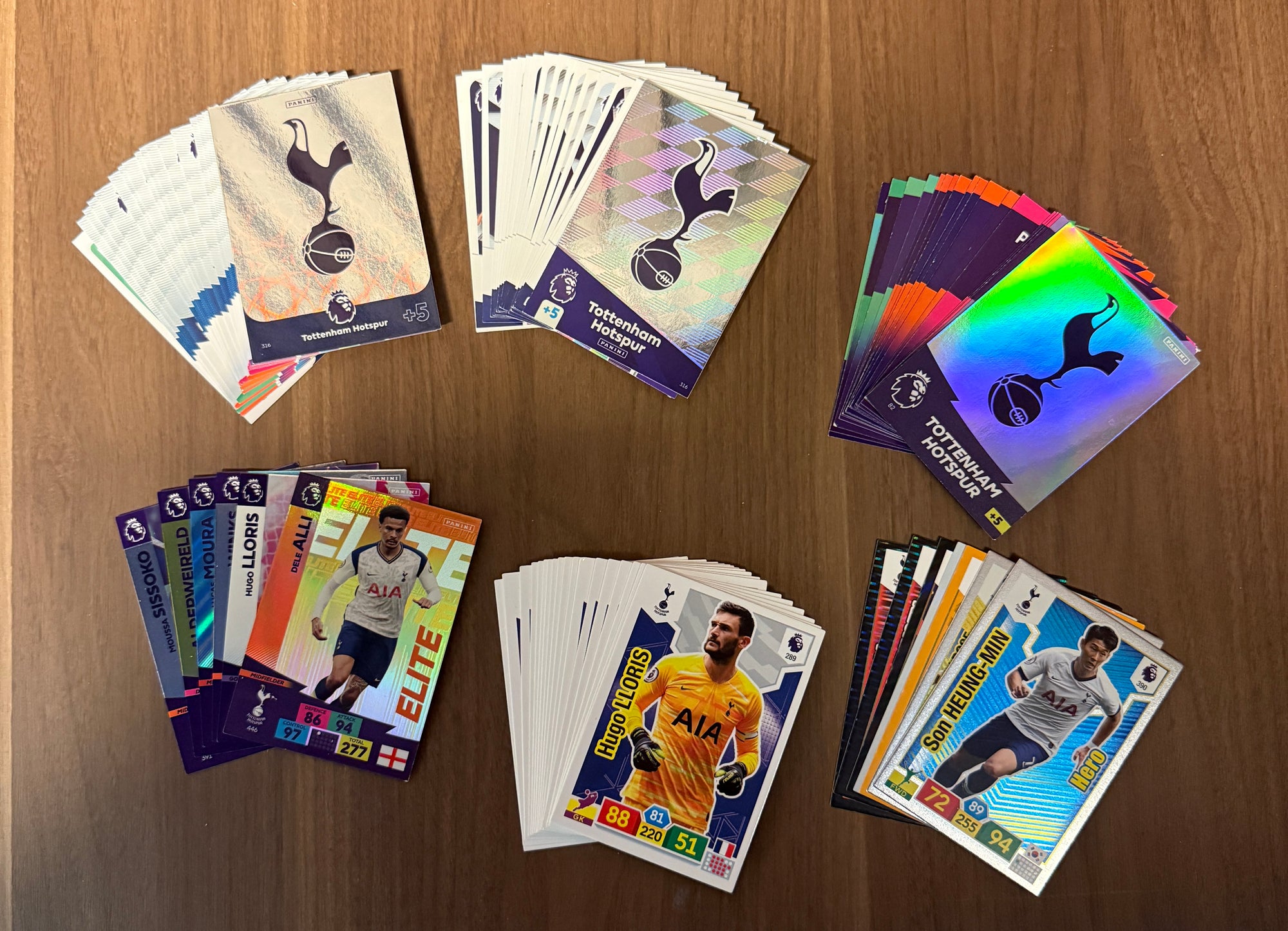 TOTTENHAM HOTSPUR - LOT - PREMIER LEAGUE - 6 LAGSETT