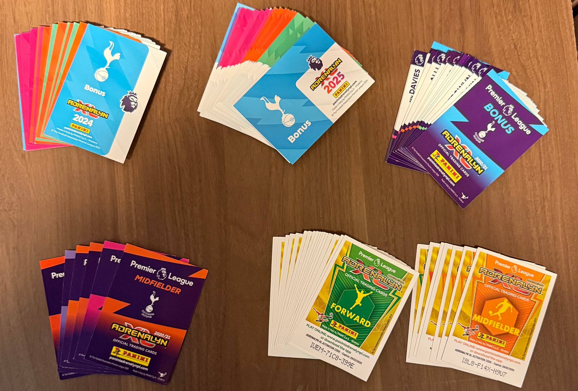 TOTTENHAM HOTSPUR - LOT - PREMIER LEAGUE - 6 LAGSETT