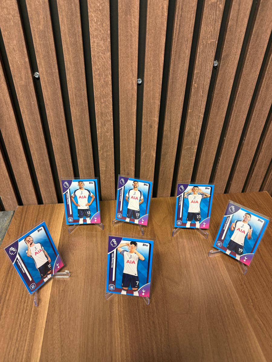 TOTTENHAM HOTSPUR - LOT - TOPPS PREMIER LEAGUE 2026 - BLUE PARALLELL